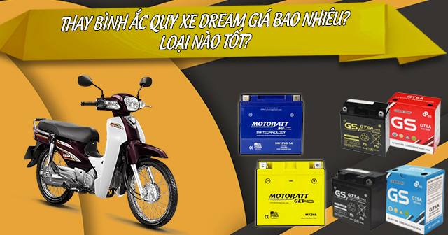 ắc quy xe dream
