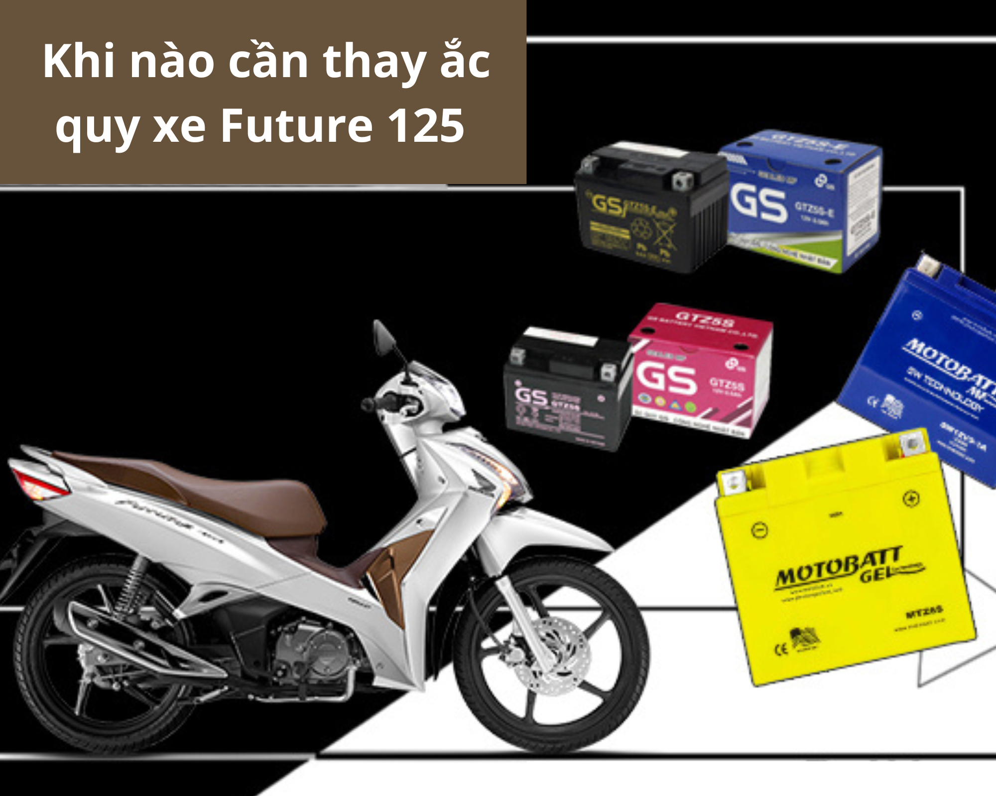 cách tháo bình ắc quy xe future 125