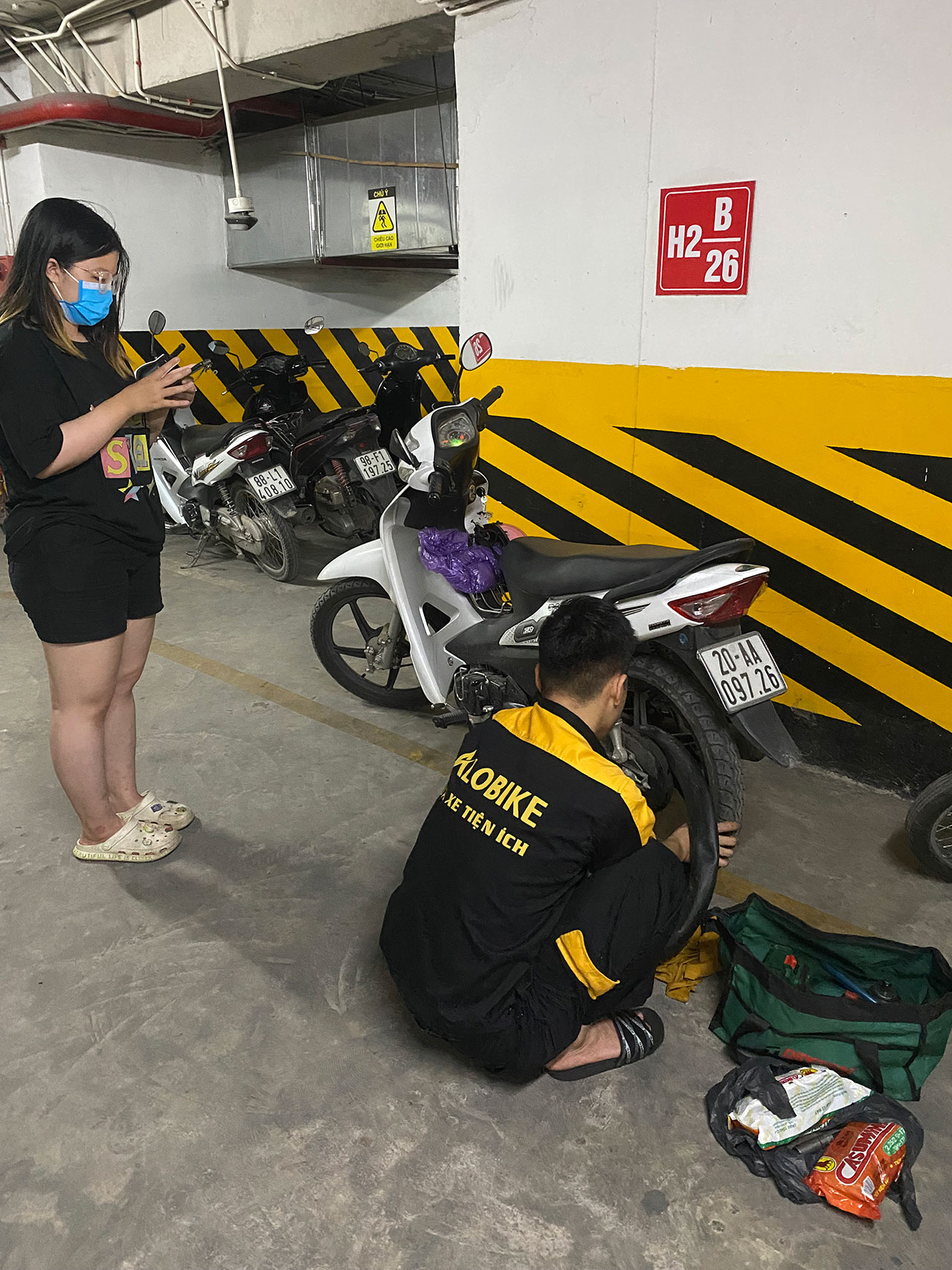 cứu hộ xe máy điện