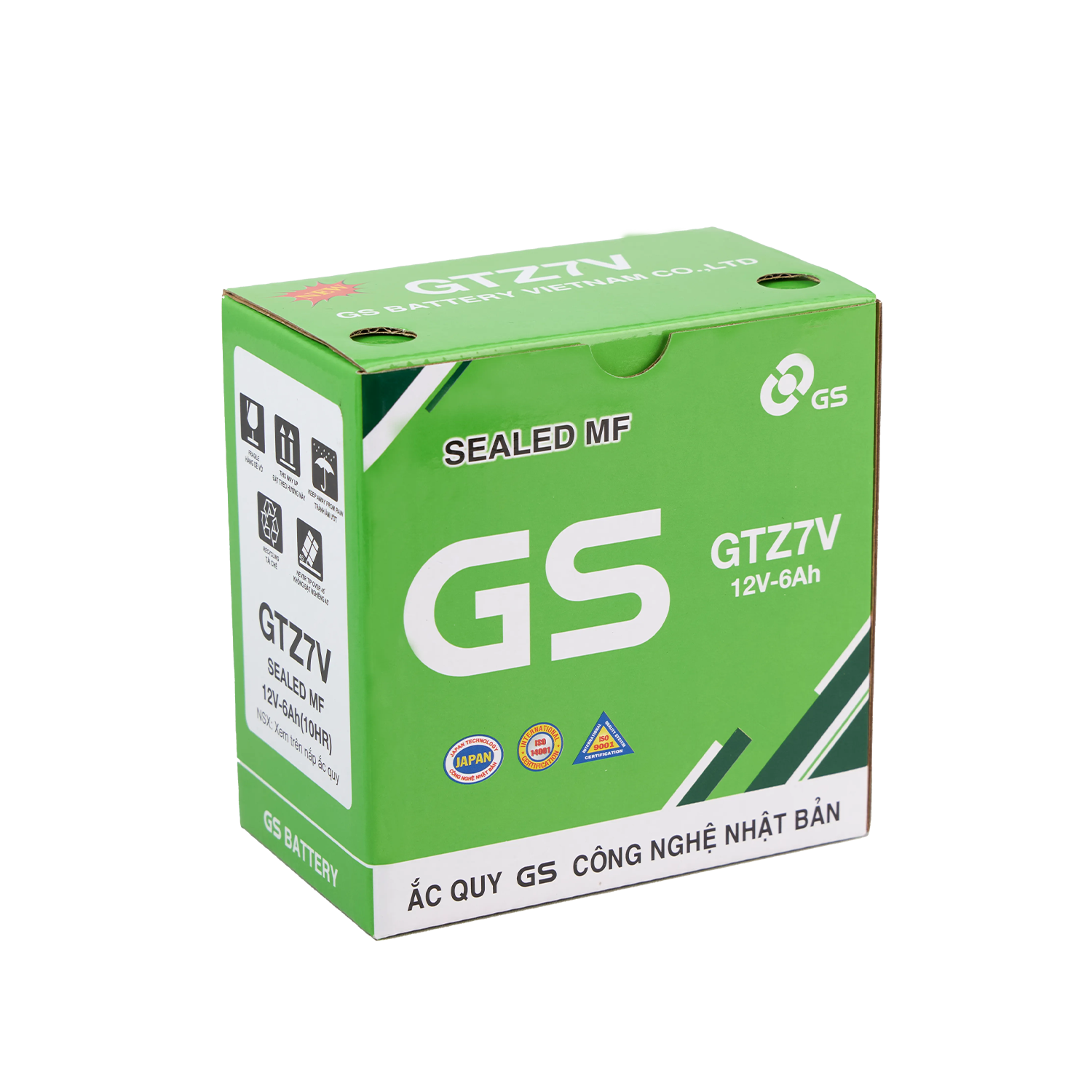 ác quy gs 6ah nhỡ