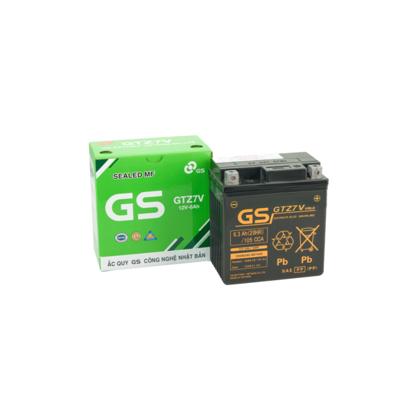 ác quy gs 6ah nhỡ