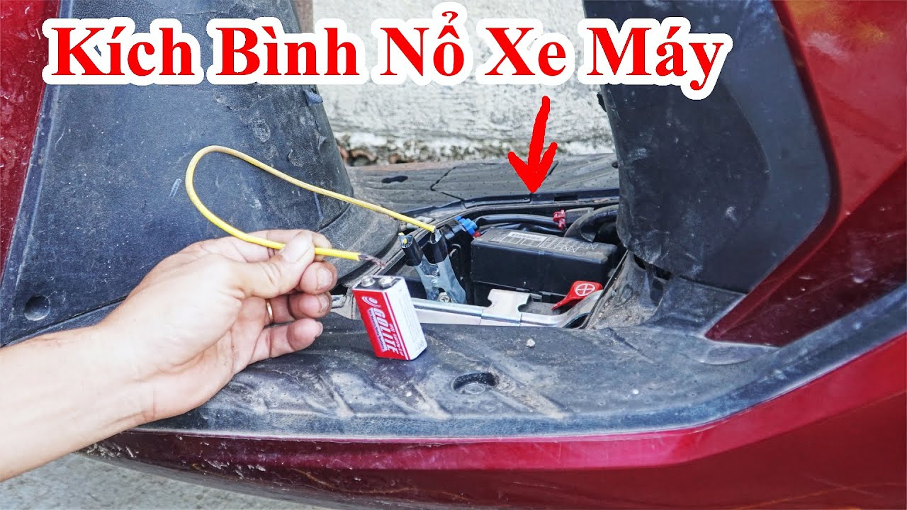 kích ắc quy xe sh