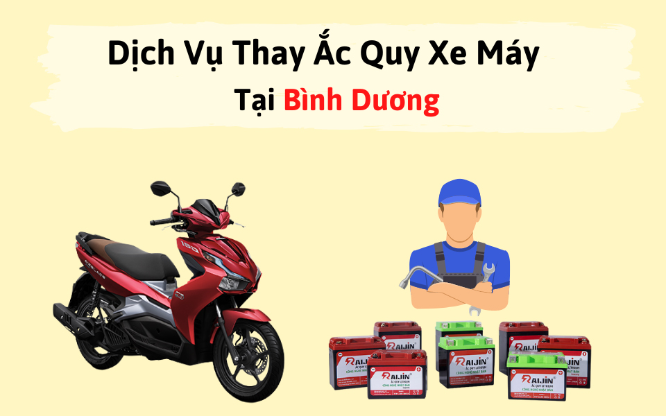 thay bình xe máy tại nhà